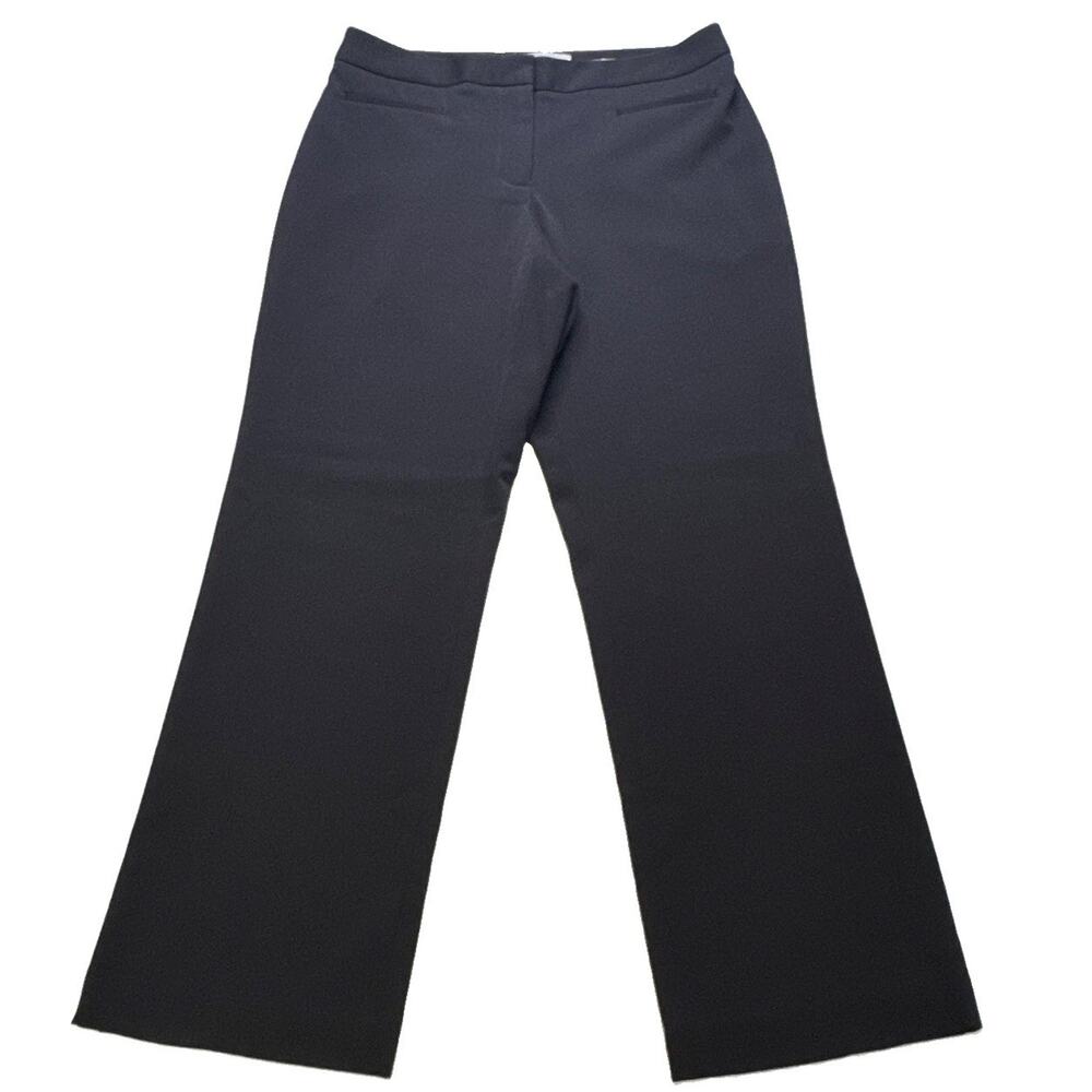 Liz Claiborne Audra Black Dress Pants Women’s 10 Petite Straight Leg